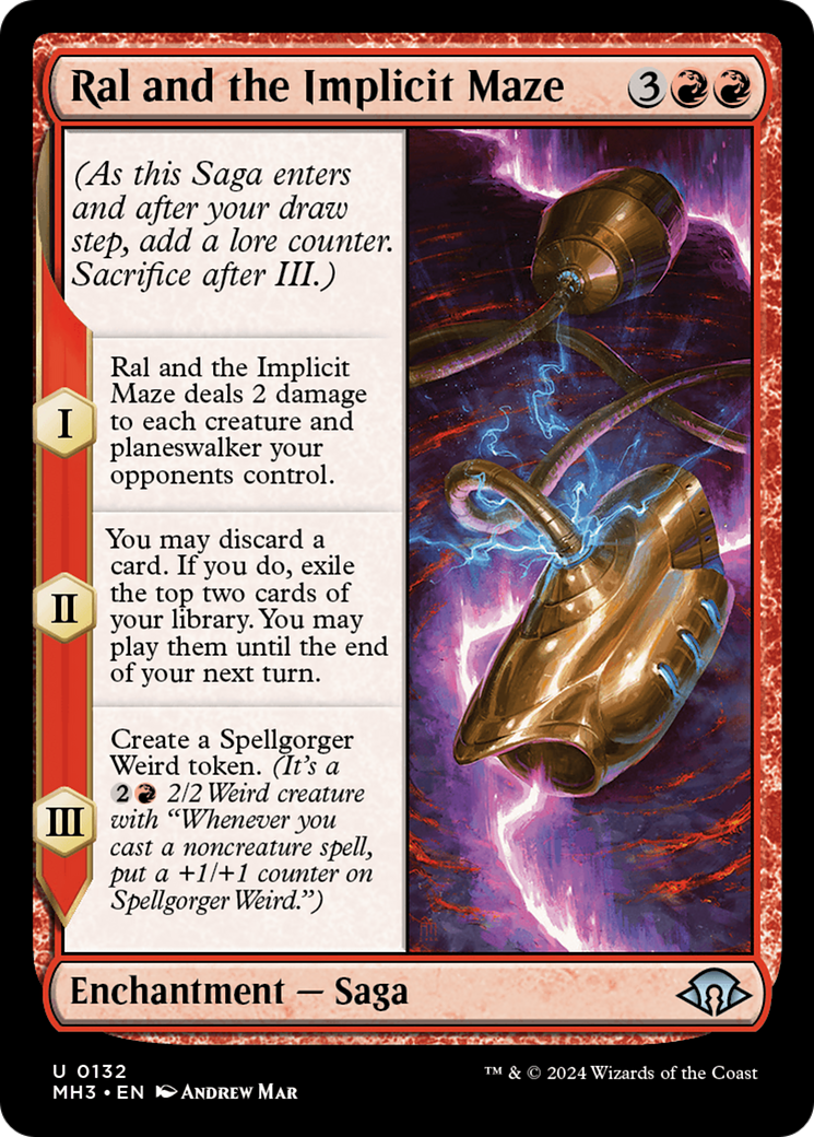 Ral and the Implicit Maze⁣ - Modern Horizons 3⁣ (Uncommon)⁣ [132]
