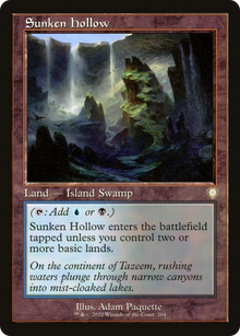 Sunken Hollow⁣ - Commander: The Brothers' War⁣ (Rare)⁣ [204]