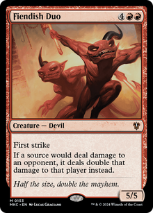 Fiendish Duo⁣ - Commander: Murders at Karlov Manor⁣ (Mythic)⁣ [153]