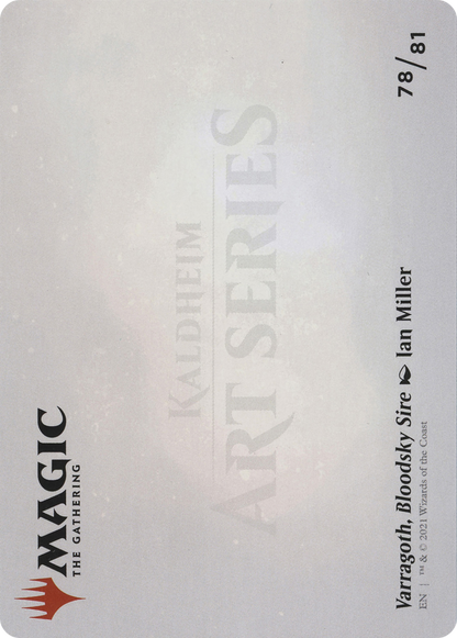 Varragoth, Bloodsky Sire // Varragoth, Bloodsky Sire (AKHM-078) - Kaldheim Art Series (Borderless)