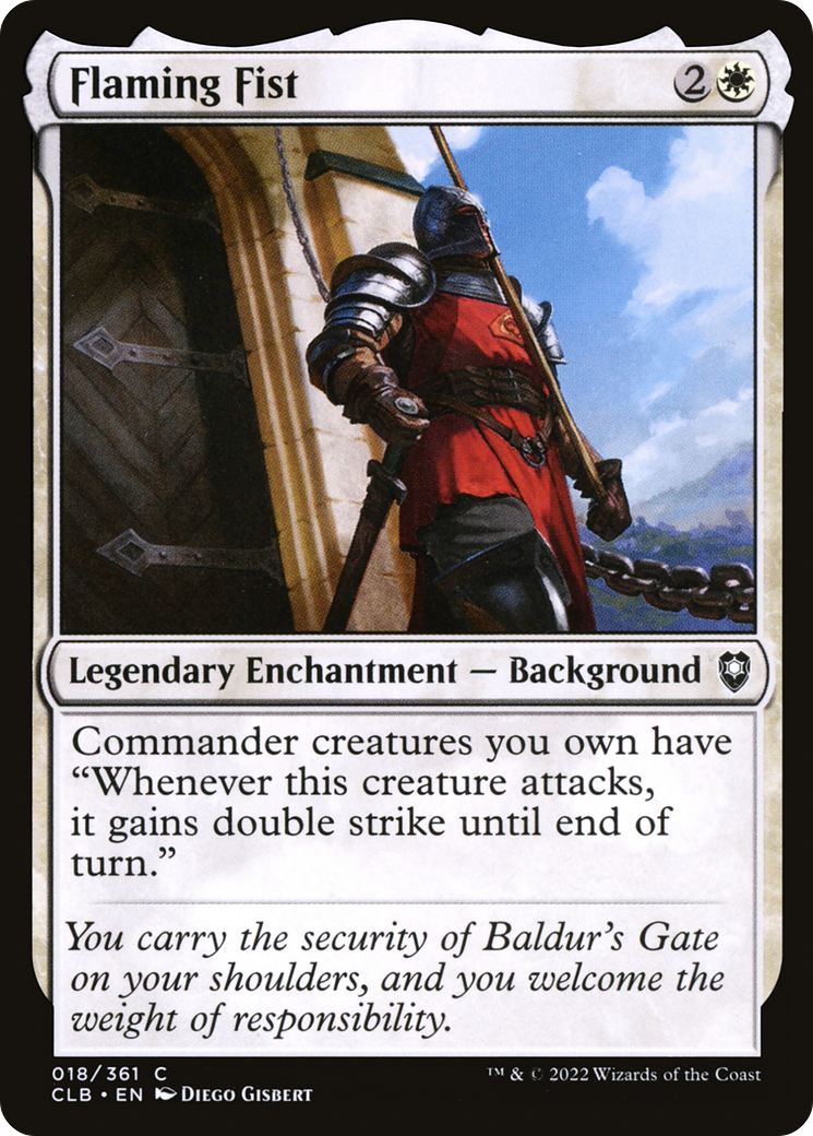 Flaming Fist (CLB-018) - Commander Legends: Battle for Baldur's Gate