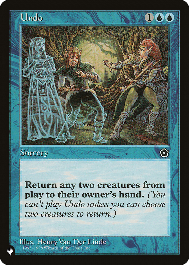 Undo (LIST-P02-59) - The List