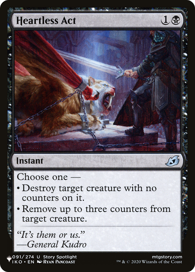 Heartless Act (LIST-IKO-91) - The List