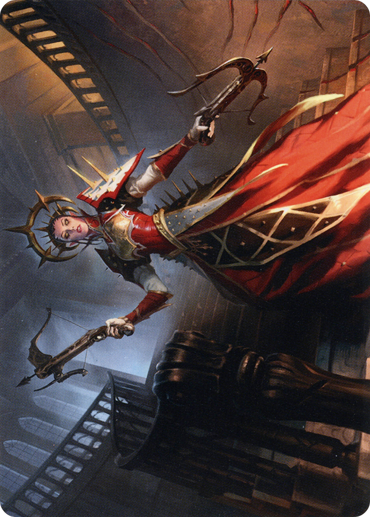 Bloodthirsty Adversary // Bloodthirsty Adversary (AMID-041) - Midnight Hunt Art Series (Borderless) Foil