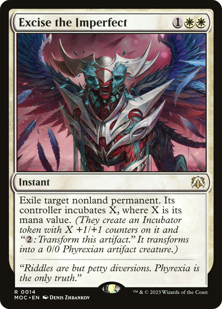 Excise the Imperfect⁣ - Commander: March of the Machine⁣ (Rare)⁣ [14]