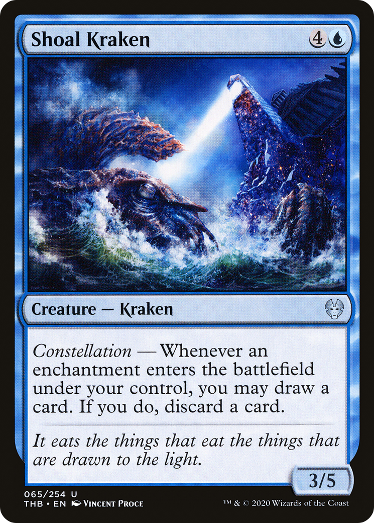 Shoal Kraken⁣ - Theros Beyond Death⁣ (Uncommon)⁣ [65]