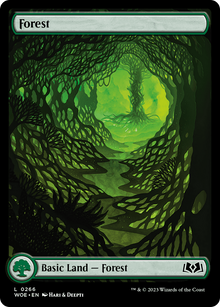 Forest (0266) (WOE-266) - Wilds of Eldraine: (Full Art) Foil