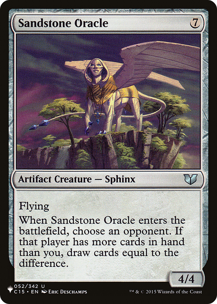 Sandstone Oracle (C15) (LIST-052) - The List