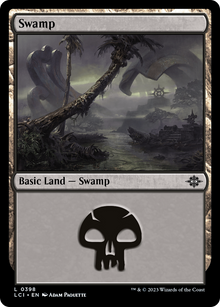 Swamp (V.2)⁣ - The Lost Caverns of Ixalan: Extras⁣ (Land)⁣ [398]