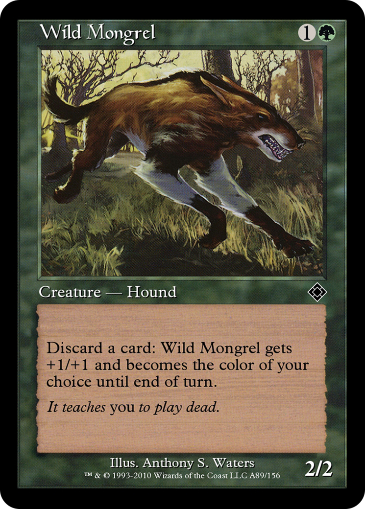 Wild Mongrel (TD0-A89) - Magic Online Theme Decks