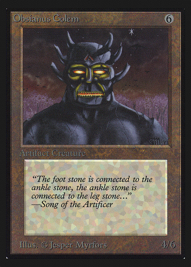 Obsianus Golem (IE) (IED-268) - Intl. Collectors' Edition