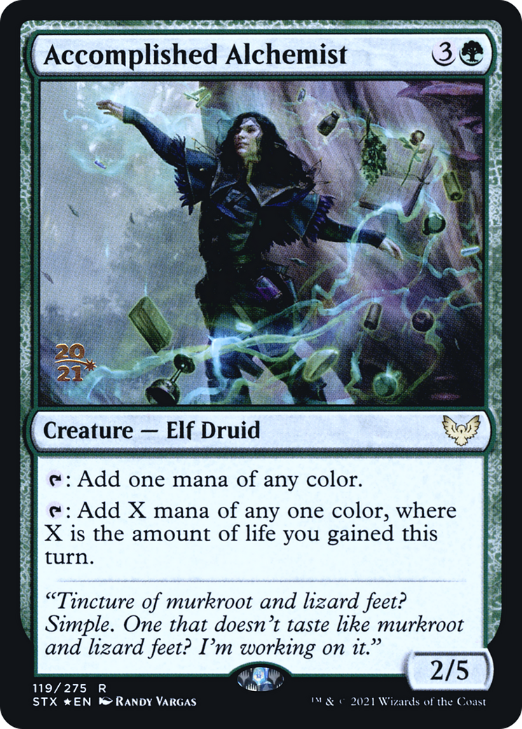 Accomplished Alchemist (PRE-119S) - Strixhaven: School of Mages Promos Foil