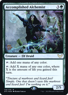 Accomplished Alchemist (PRE-119S) - Strixhaven: School of Mages Promos Foil
