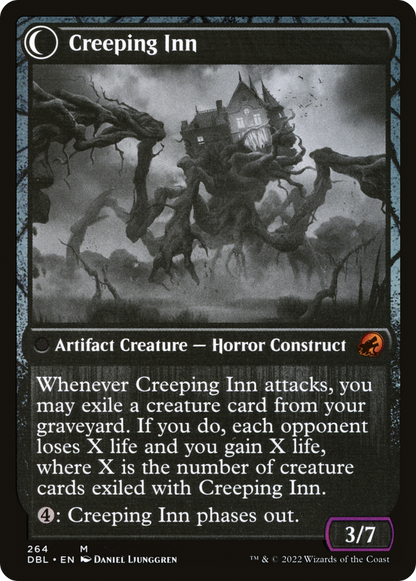 Hostile Hostel (DBL-264) - Innistrad: Double Feature: (Double Faced Transform) Foil