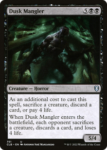 Dusk Mangler⁣ - Commander Legends: Battle for Baldur's Gate: Extras⁣ (Uncommon)⁣ [751]