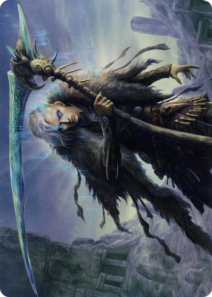 Egon, God of Death // Egon, God of Death (AKHM-024) - Kaldheim Art Series (Borderless) Foil