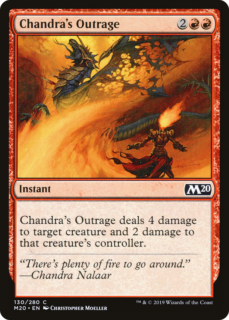 Chandra's Outrage⁣ - Core 2020⁣ (Common)⁣ [130]