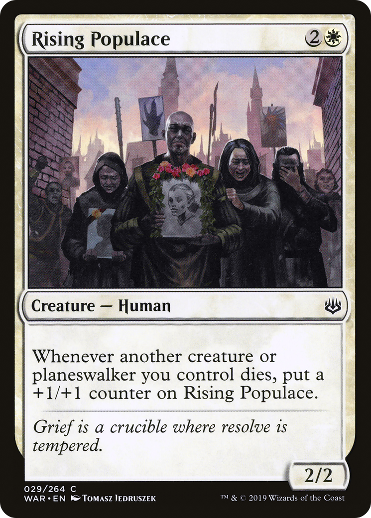 Rising Populace⁣ - War of the Spark⁣ (Common)⁣ [29]