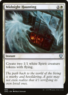 Midnight Haunting⁣ - Commander: Phyrexia: All Will Be One⁣ (Uncommon)⁣ [82]