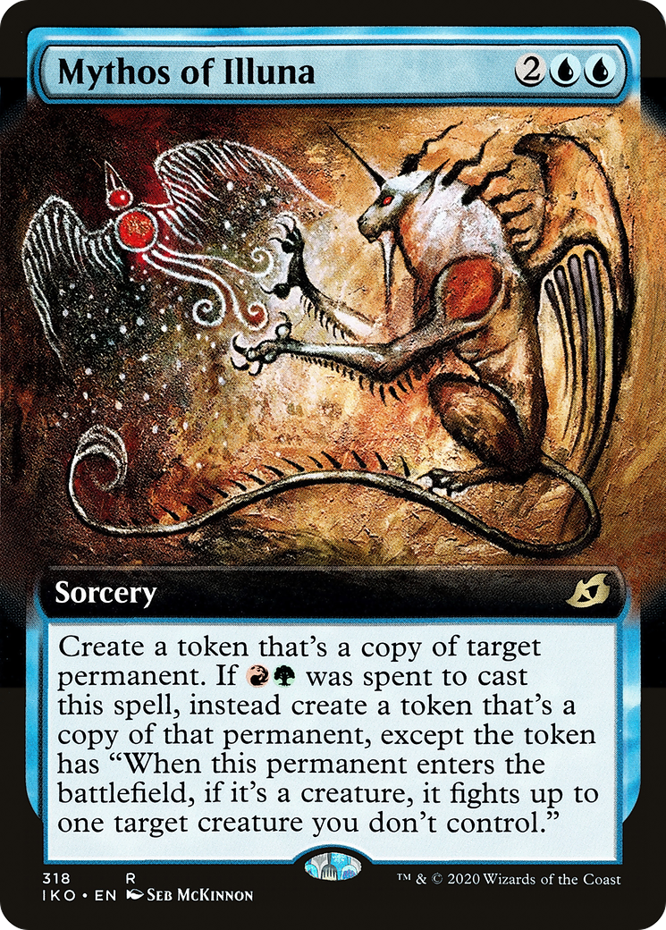 Mythos of Illuna (Extended Art) (IKO-318) - Ikoria: Lair of Behemoths: (Extended Art) Foil