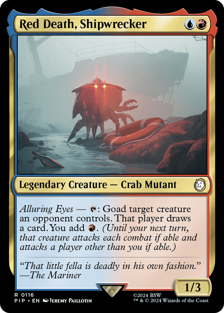 Red Death, Shipwrecker⁣ - Universes Beyond: Fallout⁣ (Rare)⁣ [116]