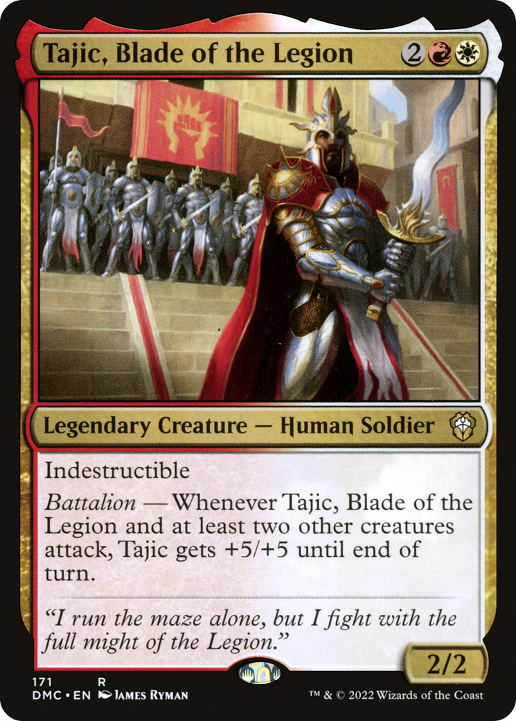 Tajic, Blade of the Legion⁣ - Commander: Dominaria United⁣ (Rare)⁣ [171]