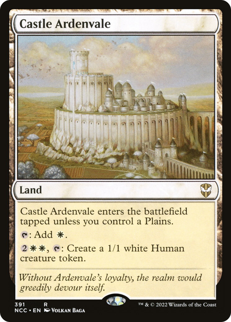 Castle Ardenvale⁣ - Commander: Streets of New Capenna⁣ (Rare)⁣ [391]