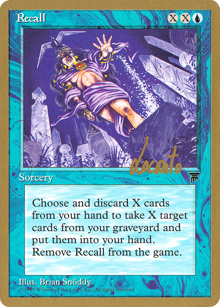 Recall - 1996 Michael Loconto (LEG) (WCD-ML24) - Pro Tour Collector Set