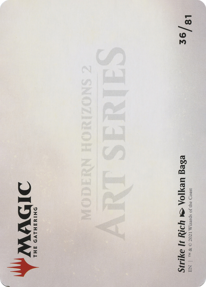Strike It Rich // Strike It Rich (AMH2-036) - Modern Horizons 2 Art Series (Borderless)