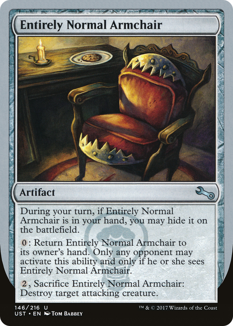 Entirely Normal Armchair (UST-146) - Unstable Foil
