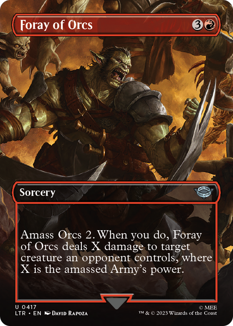 Foray of Orcs⁣ - The Lord of the Rings: Tales of Middle-earth: Extras⁣ (Uncommon)⁣ [417]