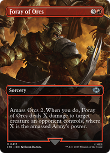 Foray of Orcs⁣ - The Lord of the Rings: Tales of Middle-earth: Extras⁣ (Uncommon)⁣ [417]