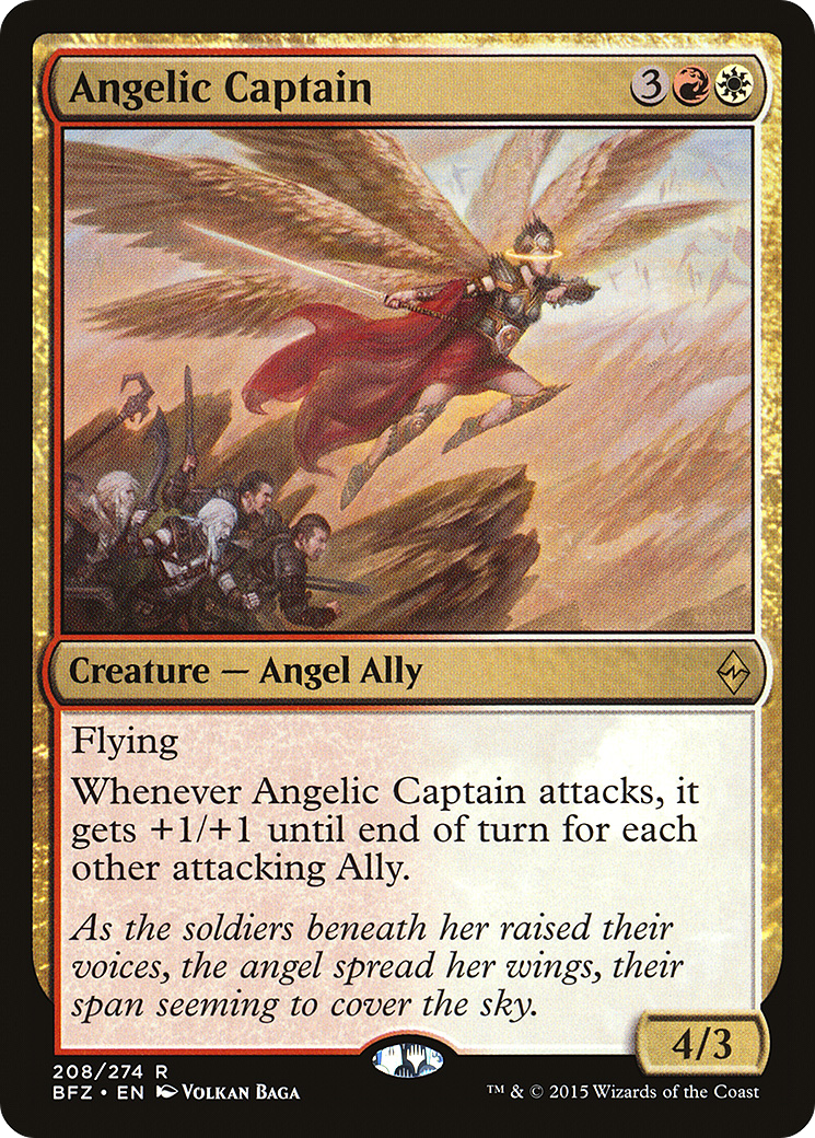 Angelic Captain (BFZ-208) - Battle for Zendikar