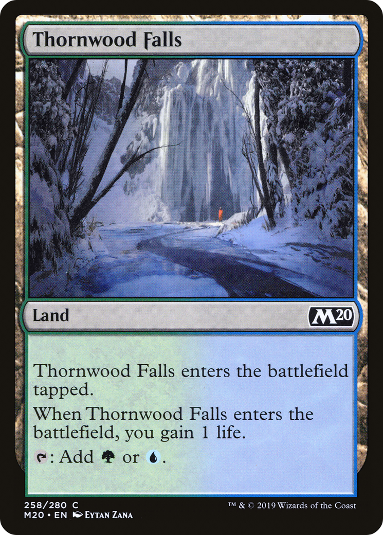 Thornwood Falls (M20-258) - Core Set 2020 Foil