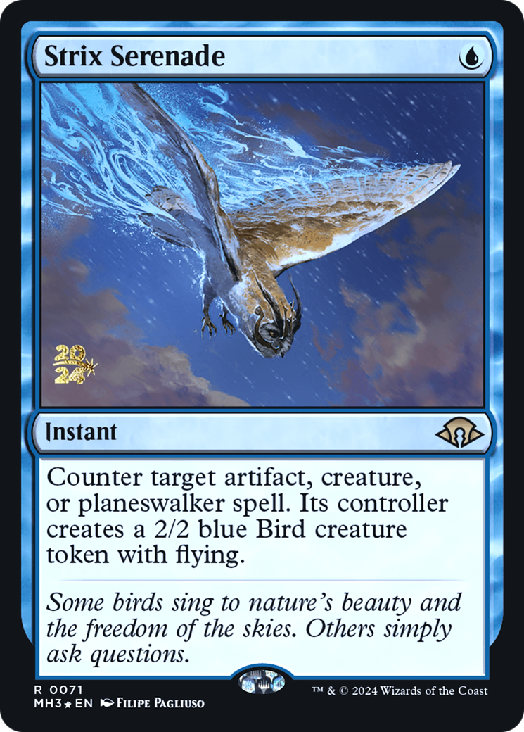 Strix Serenade (PRE-71S) - Modern Horizons 3 Promos Foil