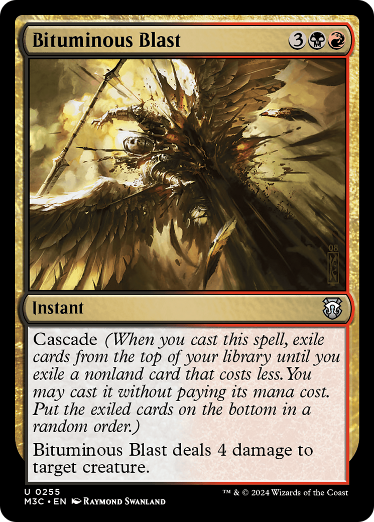 Bituminous Blast⁣ - Commander: Modern Horizons 3⁣ (Uncommon)⁣ [255]