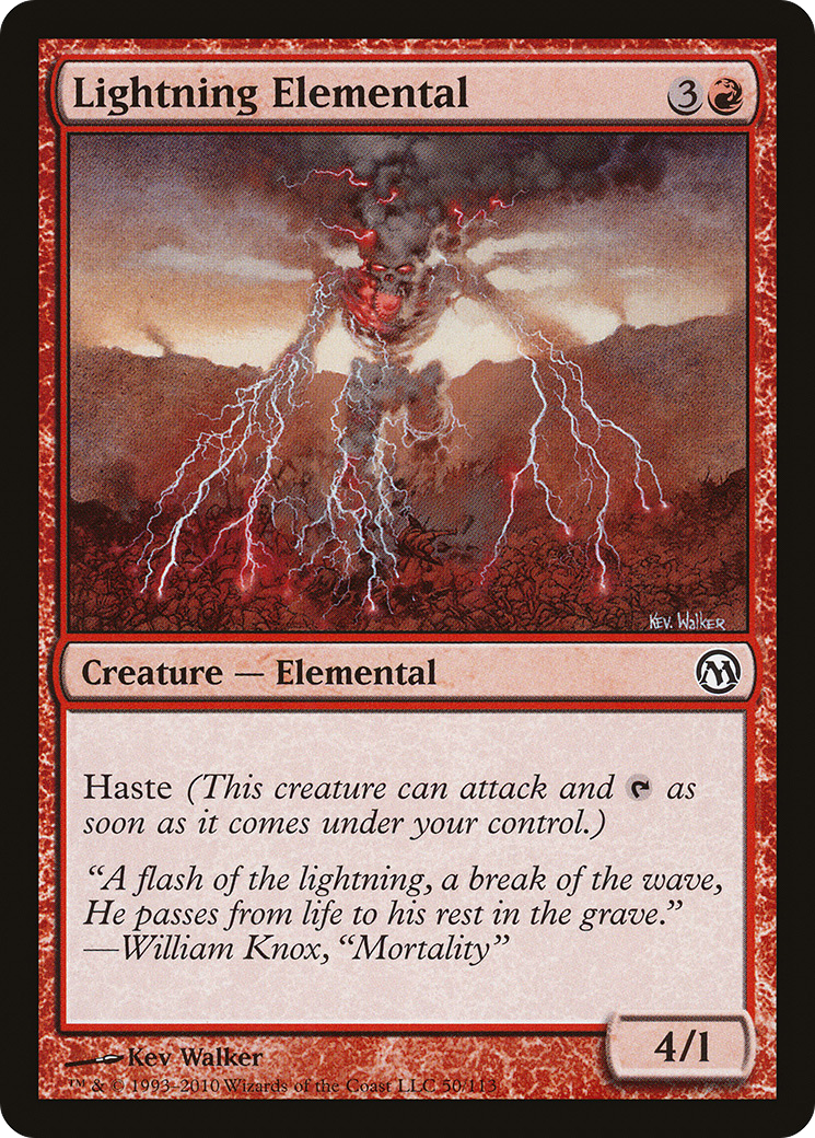 Lightning Elemental (DPA-050) - Duels of the Planeswalkers