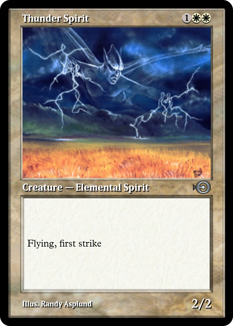 Thunder Spirit (PRM-229) - Magic Online Promos Foil