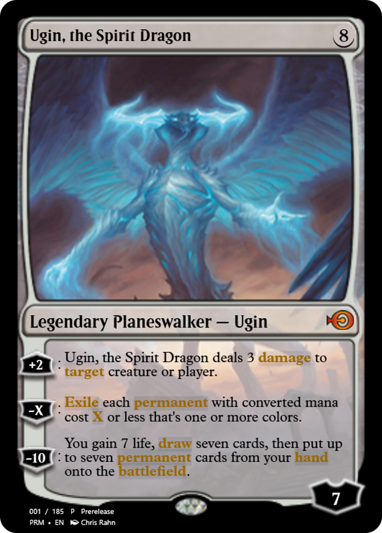 Ugin, the Spirit Dragon (PRM-55763) - Magic Online Promos Foil