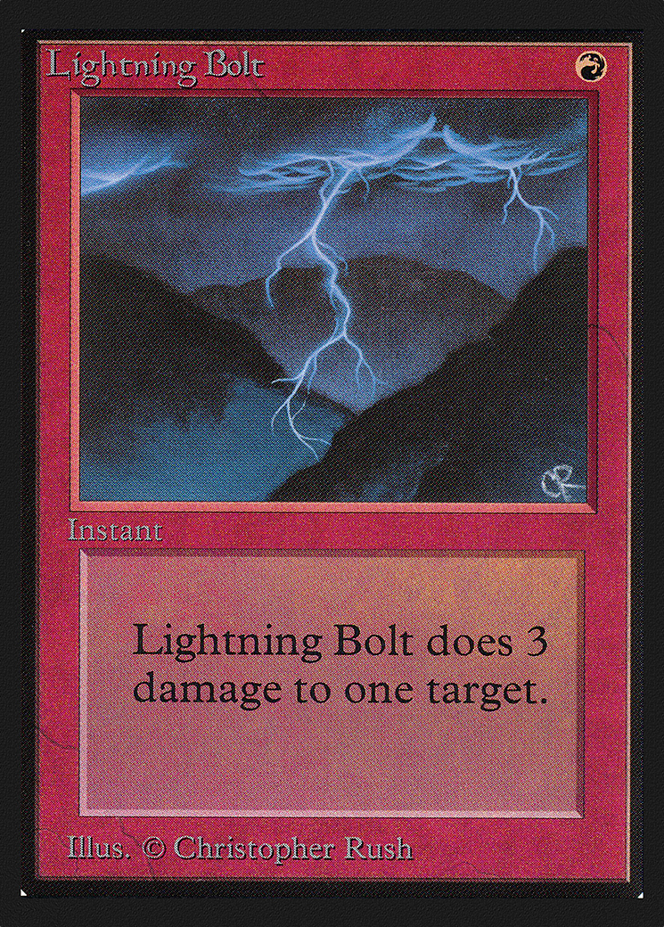 Lightning Bolt (IE) (IED-162) - Intl. Collectors' Edition