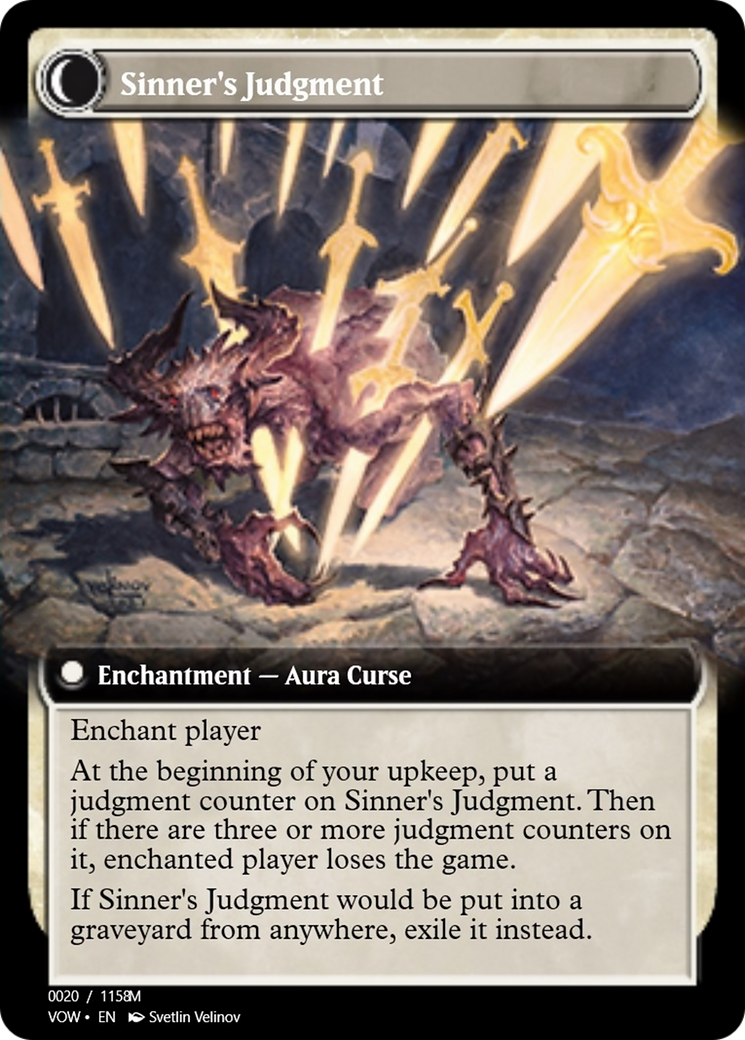 Faithbound Judge // Sinner's Judgment (PRM-95279) - Magic Online Promos Foil