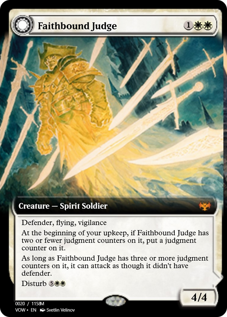 Faithbound Judge // Sinner's Judgment (PRM-95279) - Magic Online Promos