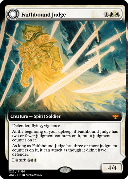 Faithbound Judge // Sinner's Judgment (PRM-95279) - Magic Online Promos Foil