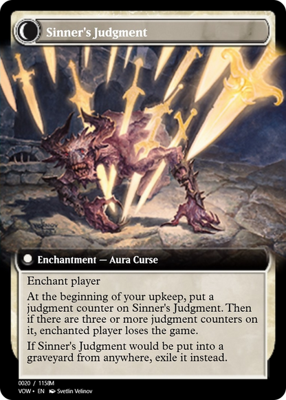 Faithbound Judge // Sinner's Judgment (PRM-95279) - Magic Online Promos