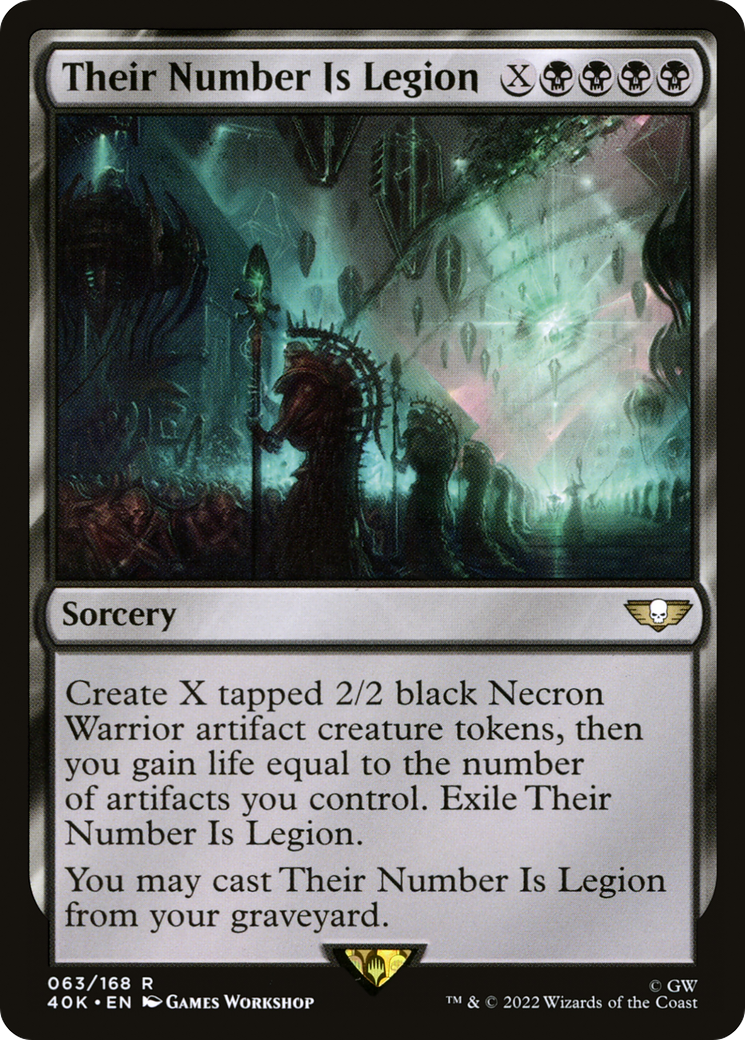 Their Number Is Legion⁣ - Universes Beyond: Warhammer 40,000⁣ (Rare)⁣ [63]