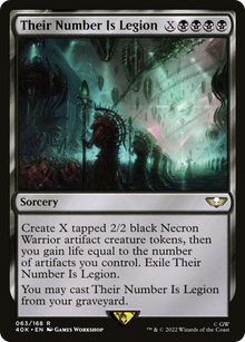 Their Number Is Legion⁣ - Universes Beyond: Warhammer 40,000⁣ (Rare)⁣ [63]