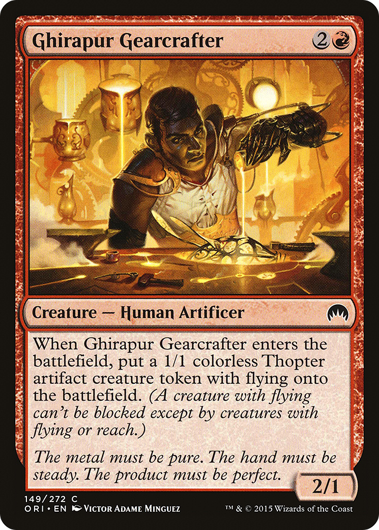 Ghirapur Gearcrafter (ORI-149) - Magic Origins Foil