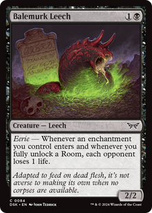 Balemurk Leech⁣ - Duskmourn: House of Horror⁣ (Common)⁣ [84]