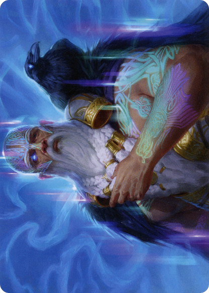 Alrund, God of the Cosmos // Alrund, God of the Cosmos (AKHM-009) - Kaldheim Art Series (Borderless) Foil