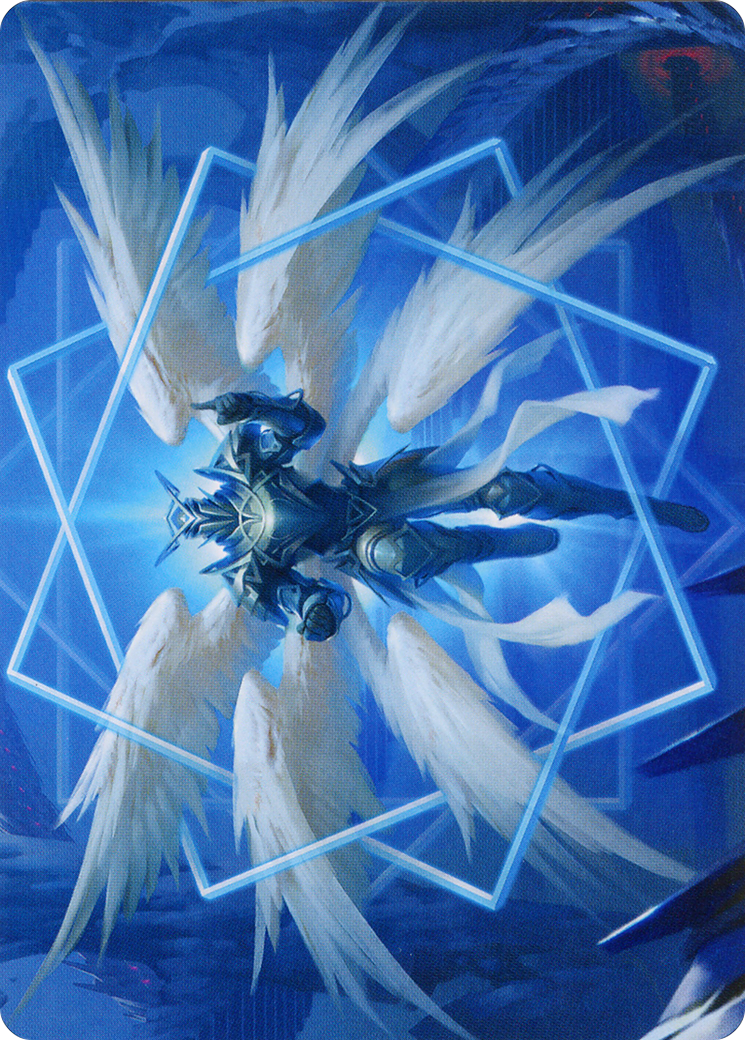 Vertex Paladin // Vertex Paladin (AMOM-048) - March of the Machine Art Series (Borderless) Foil